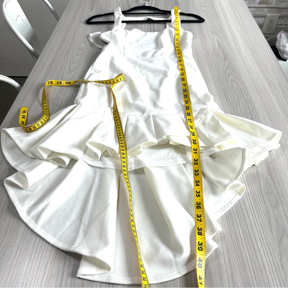 Selfie Leslie HEARTBREAKER OPEN BACK PLEATED HEM DRESS Size XS - Picture 10 of 11